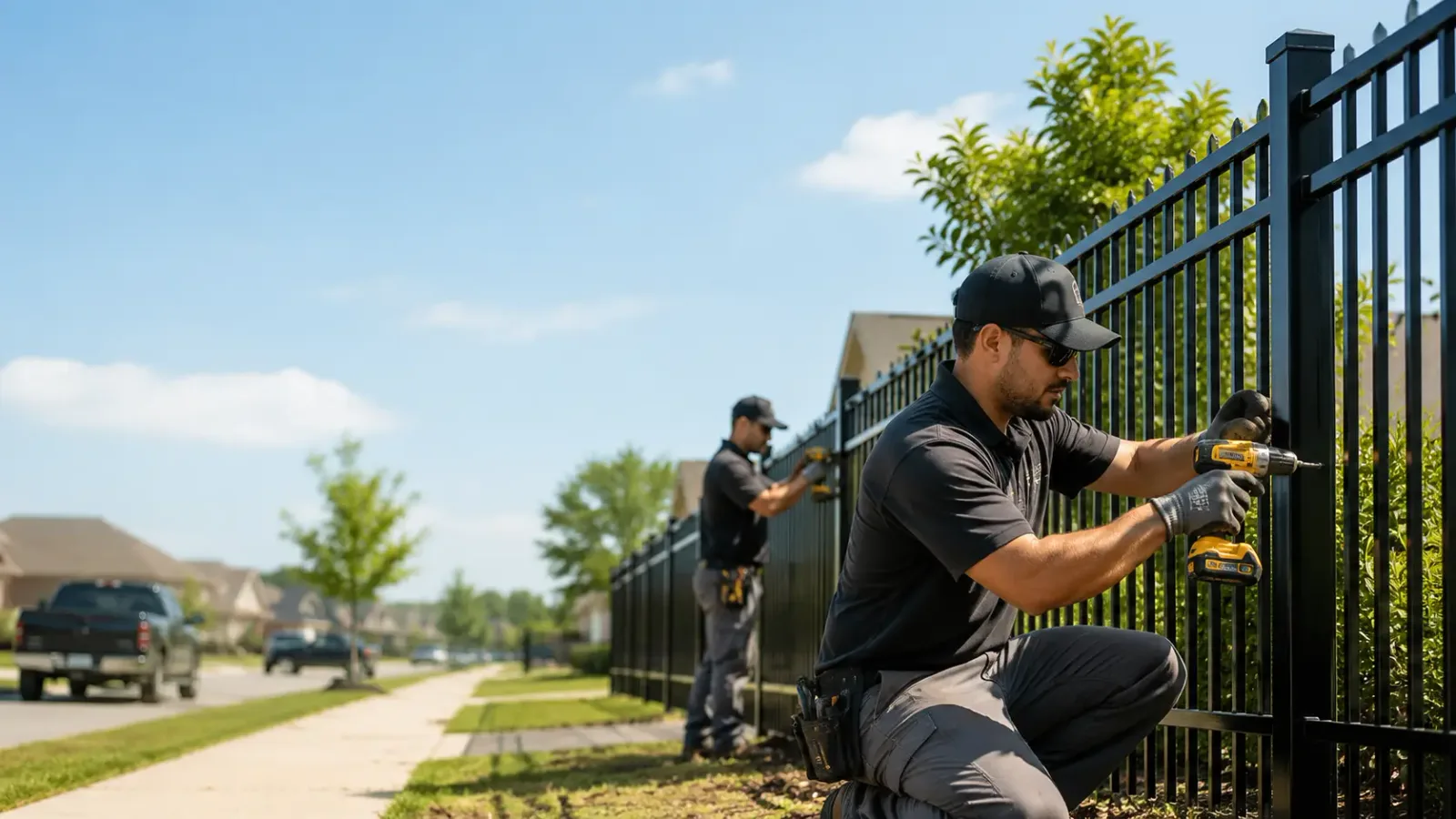 Metal Fence Installation in Wallis, TX